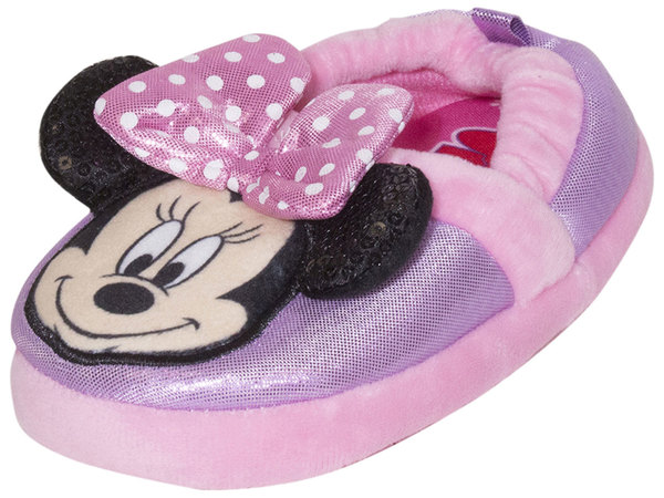  Disney Junior Minnie Mouse Toddler/Little Girl's Slippers 