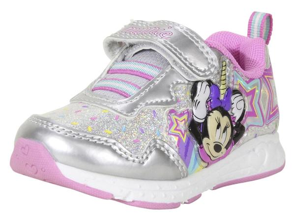  Disney Junior Toddler/Little Girl's Minnie Mouse Light Up Sneakers Shoes 