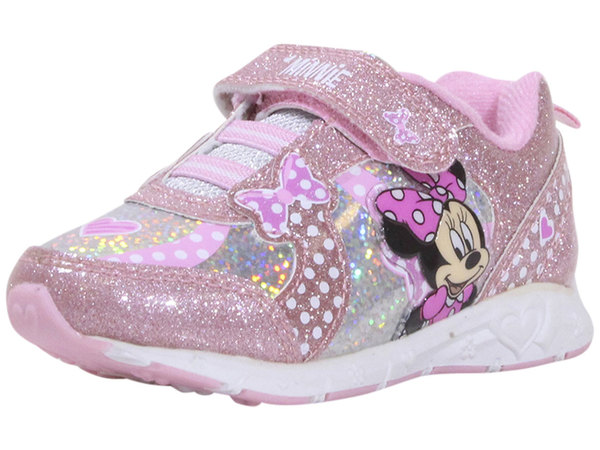  Disney Junior Toddler/Little Girl's Minnie Mouse Sneakers Light Up 