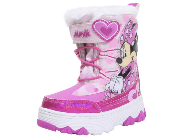  Disney Junior Toddler/Little Girl's Minnie Mouse Snow Boots 