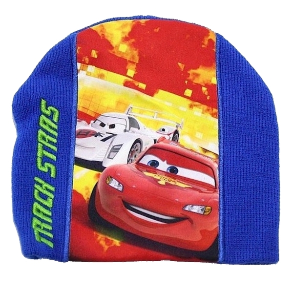 Disney Pixar Cars Lightning McQueen Toddler Boy's Hat & Mittens