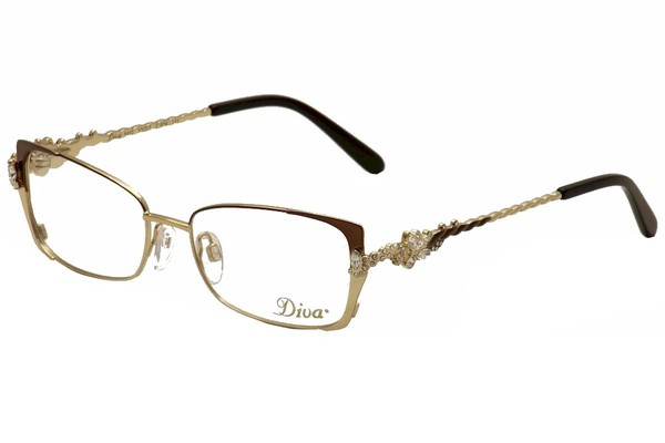  Diva Women's Eyeglasses 5452 Full Rim Optical Frame 