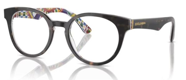  Dolce & Gabbana DG3361 Eyeglasses Women's Round Shape 