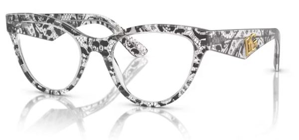  Dolce & Gabbana DG3372 Eyeglasses Women's Full Rim Butterfly Shape 