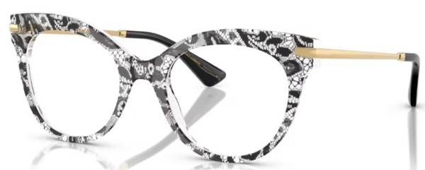  Dolce & Gabbana DG3392 Eyeglasses Women's Full Rim Butterfly Shape 