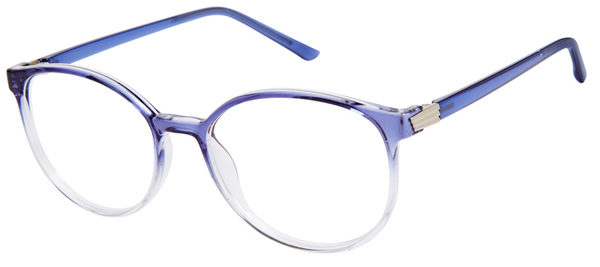 Elle 13523 Eyeglasses Women's Full Rim Round Shape