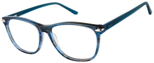 Elle 13544 Eyeglasses Women's Full Rim Square Shape