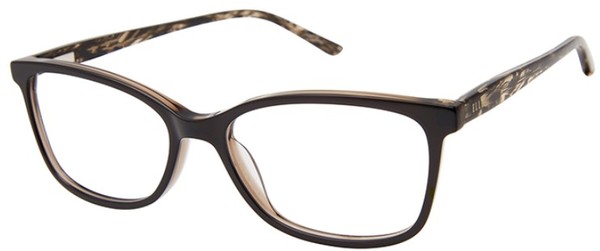  Elle 13563 Eyeglasses Women's Full Rim Rectangle Shape 