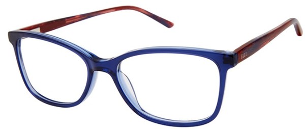 Elle 13563 Eyeglasses Women's Full Rim Rectangle Shape