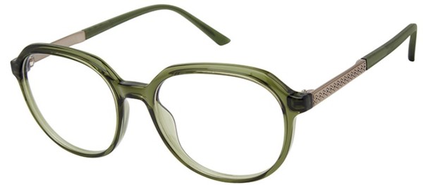  Elle 13566 Eyeglasses Women's Full Rim Round Shape 