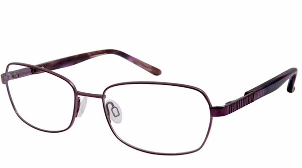  Elle EL13465 Eyeglasses Women's Full Rim Rectangular Optical Frame 