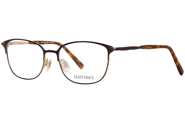  Ellen Tracy Lorca Eyeglasses Women's Full Rim Oval Shape 