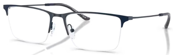  Emporio Armani EA1171 Eyeglasses Men's Semi Rim Rectangle Shape 