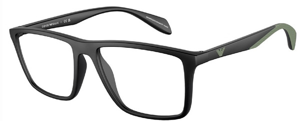 Emporio Armani EA3230 Eyeglasses Men's Full Rim Square Shape