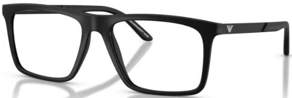  Emporio Armani EA3253 Eyeglasses Men's Full Rim Square Shape 