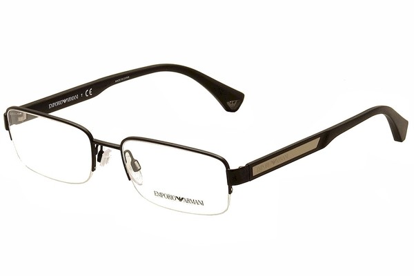  Emporio Armani Men's Eyeglasses EA1029 EA/1029 Half Rim Optical Frame 