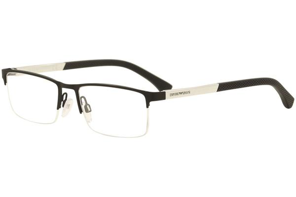  Emporio Armani Men's Eyeglasses EA1041 EA/1041 Half Rim Optical Frame 