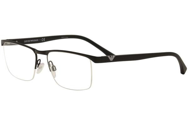  Emporio Armani Men's Eyeglasses EA1056 EA/1056 Half Rim Optical Frame 