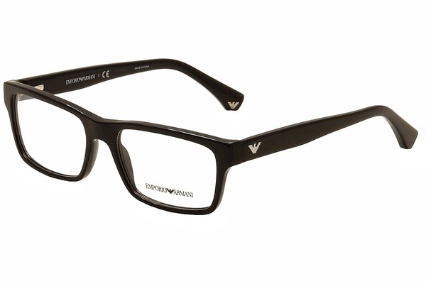  Emporio Armani Men's Eyeglasses EA3050 EA/3050 Full Rim Optical Frame 