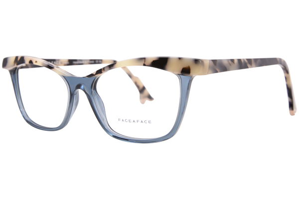  Face A Face Bocca Kahlo Eyeglasses Women's Full Rim Cat Eye 