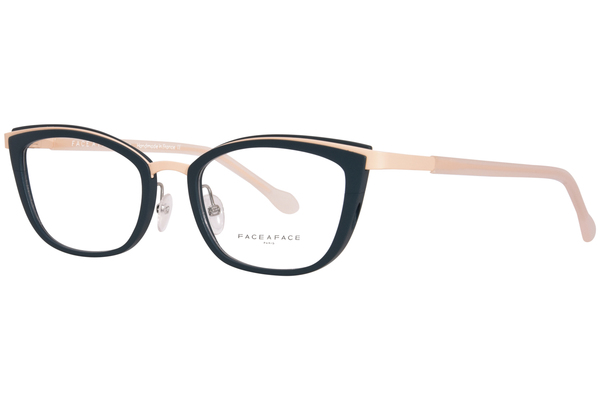  Face A Face Masha Eyeglasses Women's Full Rim Cat Eye 