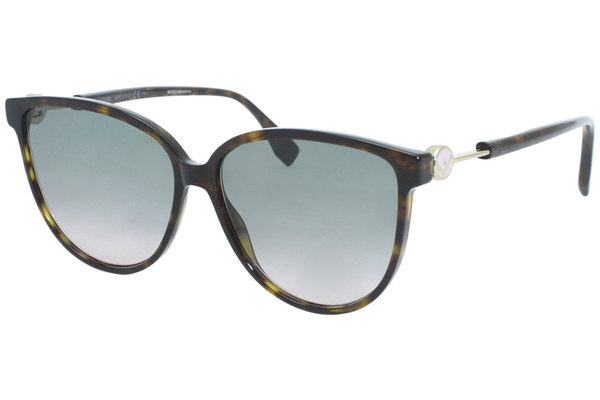  Fendi 0345/S Sunglasses Women's Fashion Cat Eye Shades 