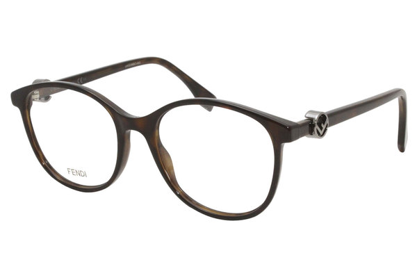  Fendi FF0299 Eyeglasses Women's Full Rim Round Optical Frame 