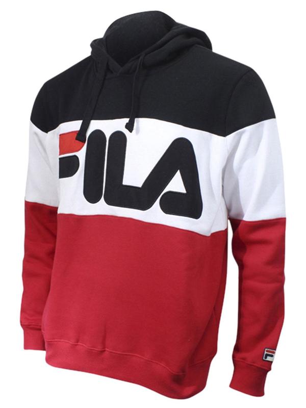 Fila Men s Trayton Long Sleeve Hooded Sweatshirt JoyLot