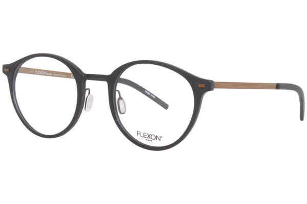  Flexon B2024 Eyeglasses Men's Full Rim Round Optical Frame 