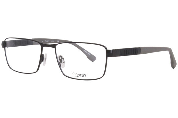 Flexon E1111 Eyeglasses Men's Full Rim Rectangle Shape