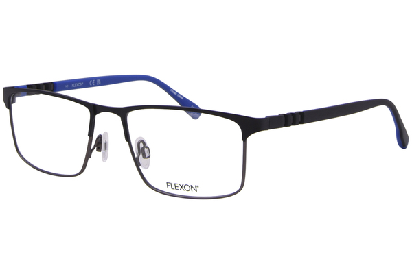 Flexon E1137 Eyeglasses Men's Full Rim Rectangle Shape