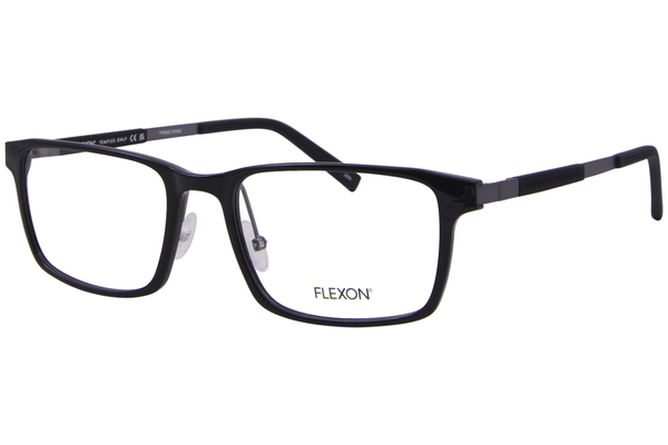 Flexon EP8008 Eyeglasses Men's Full Rim Rectangle Shape