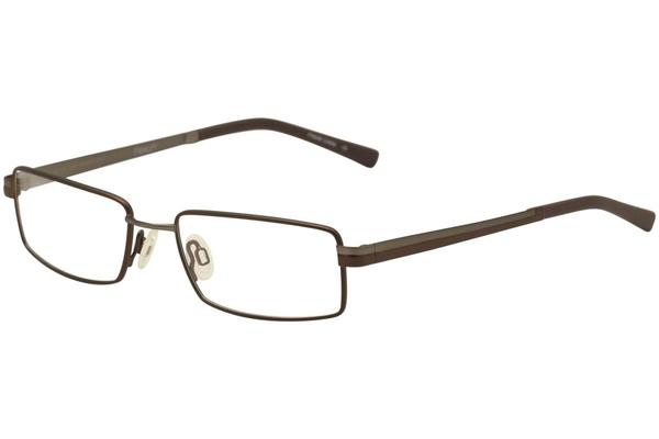  Flexon Men's Eyeglasses Form Memory Metal Titanium Full Rim Reading Glasses 