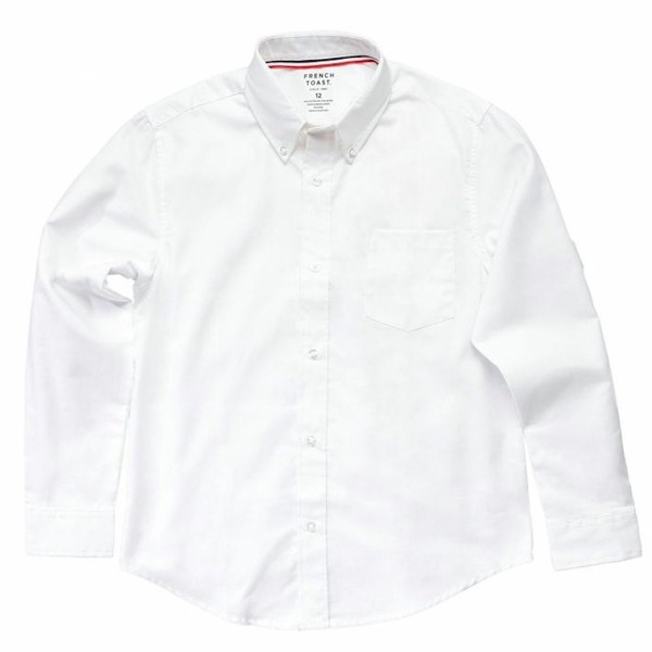  French Toast Boy's Long Sleeve Oxford Uniform Button Up Shirt 