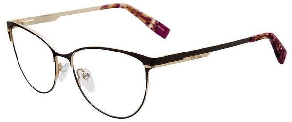  Furla VFU127 Eyeglasses Women's Full Rim Cat Eye 