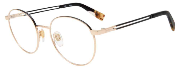 Furla VFU505 Eyeglasses Frame Women's Full Rim Round