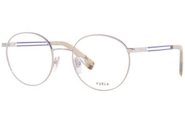 Furla VFU505 Eyeglasses Frame Women's Full Rim Round