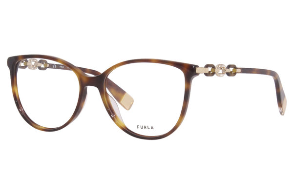  Furla VFU541S Eyeglasses Frame Women's Full Rim Oval 