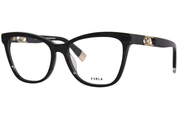  Furla VFU633 Eyeglasses Women's Full Rim Square Shape 