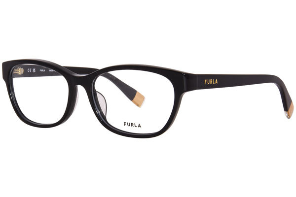 Furla VFU670 Eyeglasses Women's Full Rim Cat Eye Shape