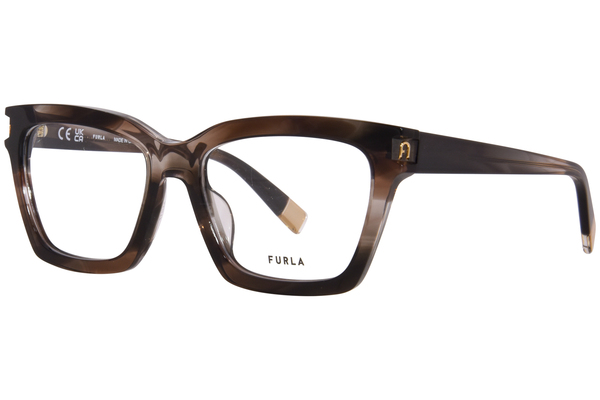 Furla VFU680 Eyeglasses Women's Full Rim Square Shape