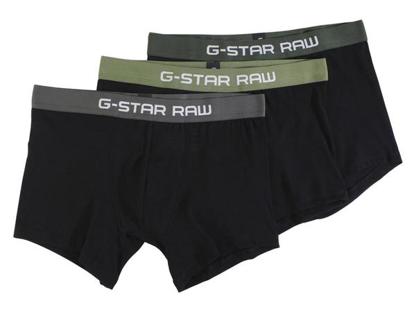  G-Star Raw Men's 3-Pairs Tach Trunks Underwear 