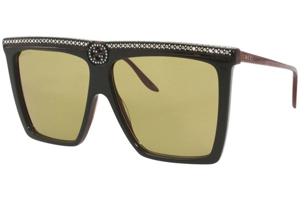 Gucci GG0733S Sunglasses Women's Fashion Square Shades