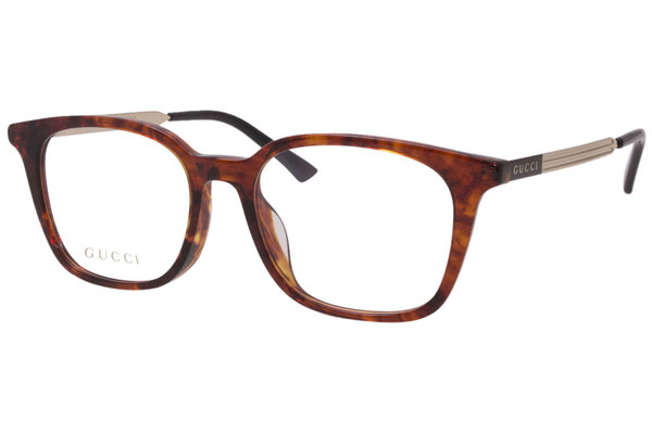  Gucci GG0831OA Eyeglasses Men's Full Rim Rectangular Optical Frame 