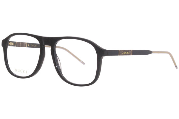  Gucci GG0844O Eyeglasses Men's Full Rim Pilot Optical Frame 