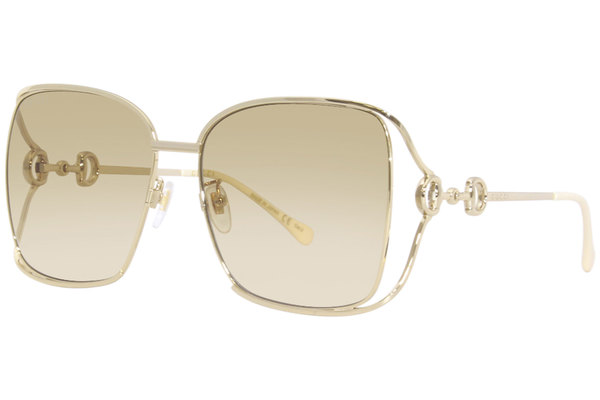  Gucci GG1020S Sunglasses Women's Square Shape 