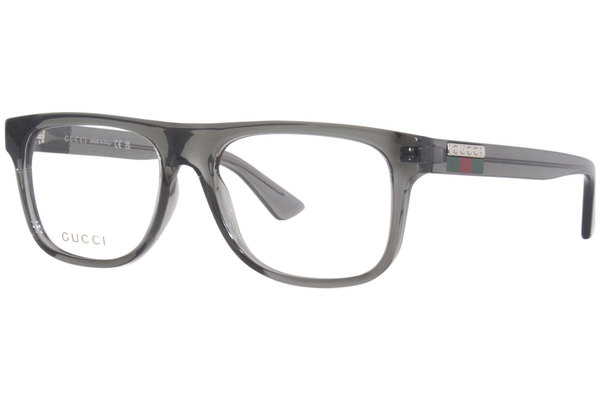  Gucci GG1117O Eyeglasses Men's Full Rim Rectangle Shape 