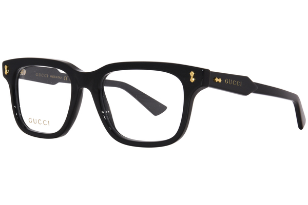  Gucci GG1265O Eyeglasses Men's Full Rim Rectangle Shape 