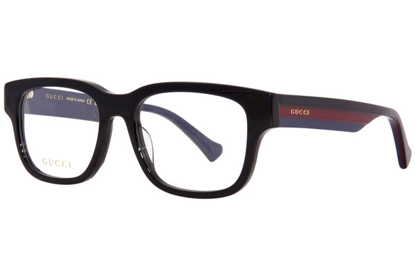  Gucci GG1303O Eyeglasses Men's Full Rim Rectangle Shape 