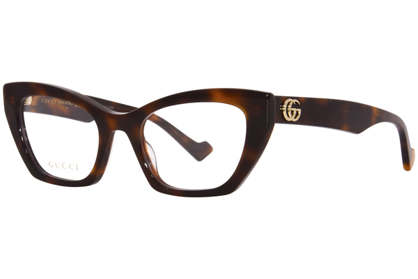  Gucci GG1334O Eyeglasses Women's Full Rim Cat Eye 